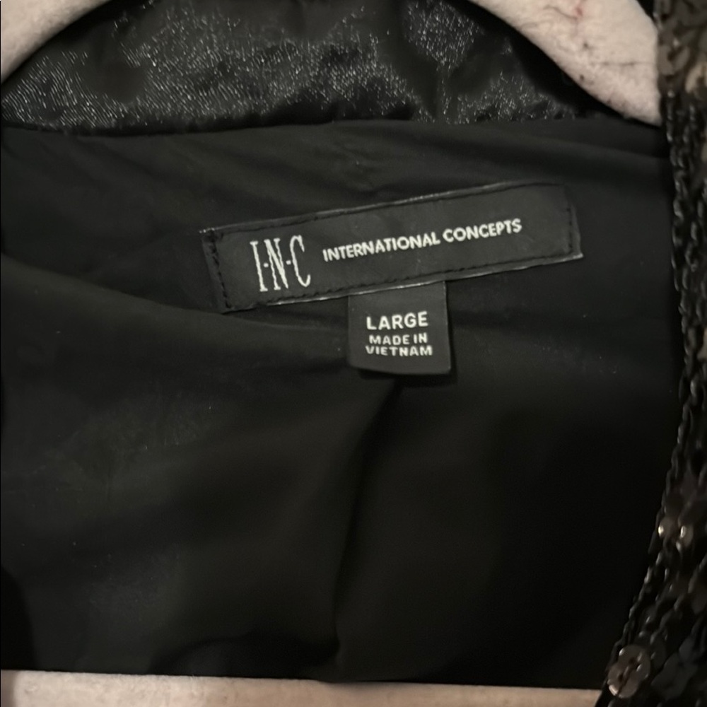 INC International Concepts Black Sequin Skirt Suit NEW - Picture 2 of 7